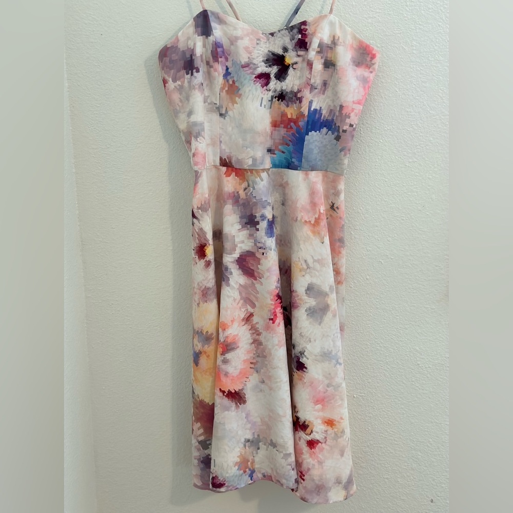 Hunter Bell pastel summer dress, perfect for summer weddings,  size 4 with tags